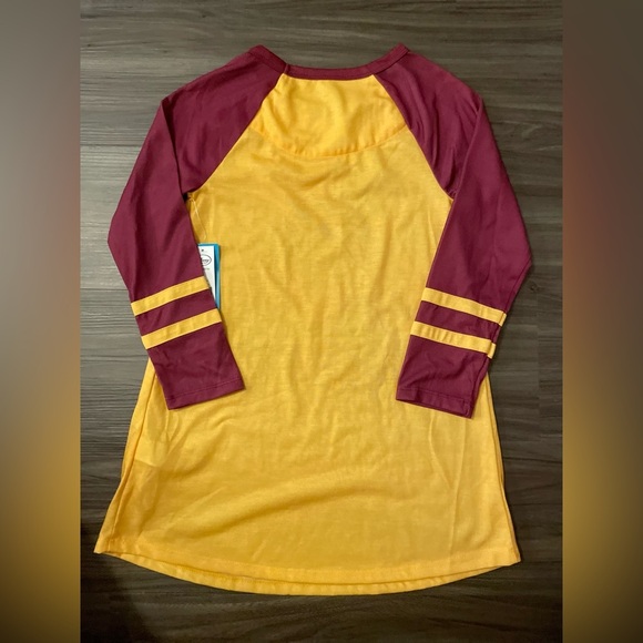 Disney Collection Girls Moana Maroon and Yellow Nightgown size 5/6-NWT - Picture 7 of 7